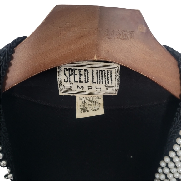 Vintage Speed Limit MPH Long Sleeve Vest - Picture 4 of 4
